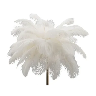 LAMPA STOJĄCA PALM BIAŁA 55X160 cm